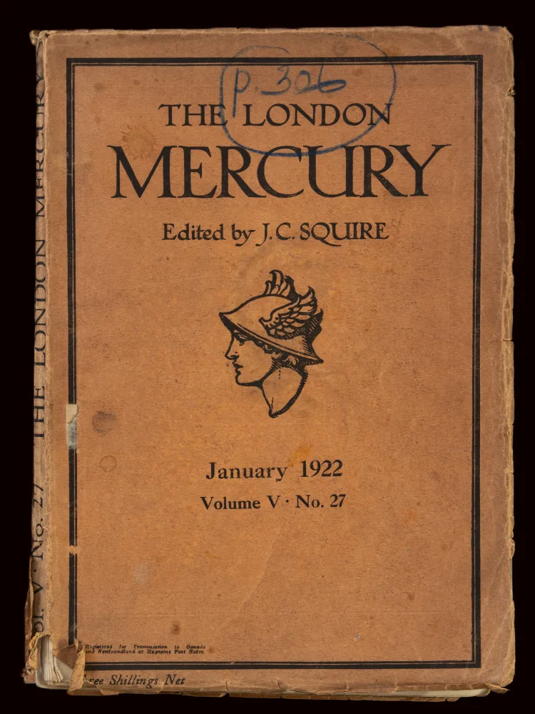 The London Mercury January 1922