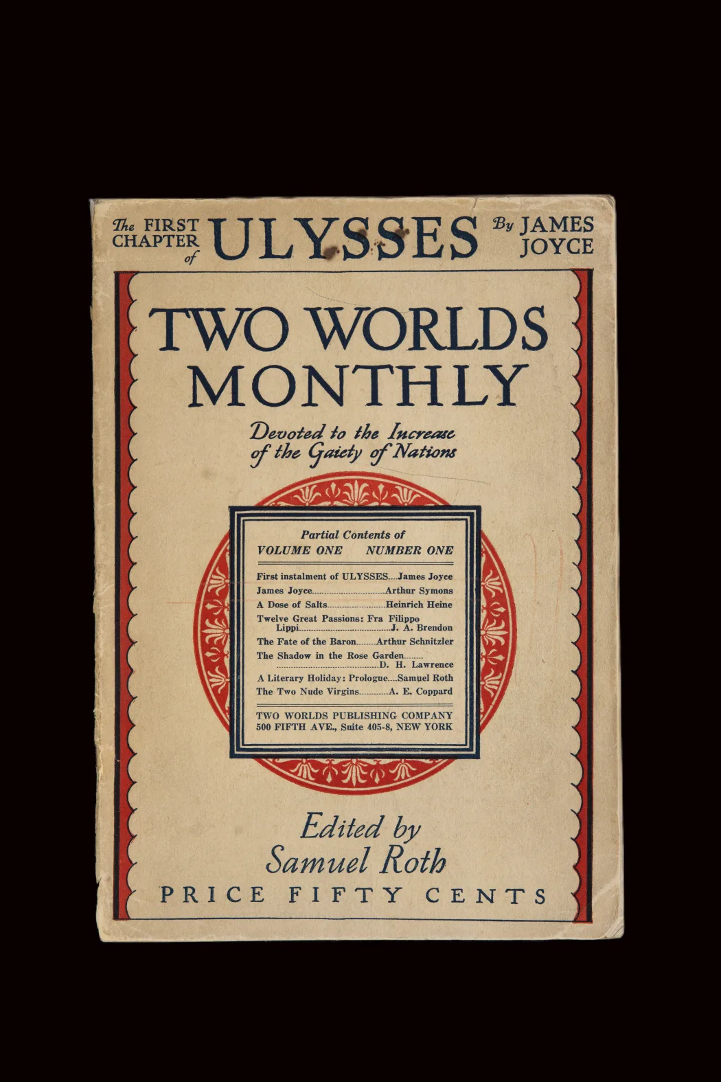 Two Worlds Monthly, Vol 1 No 1, 1926