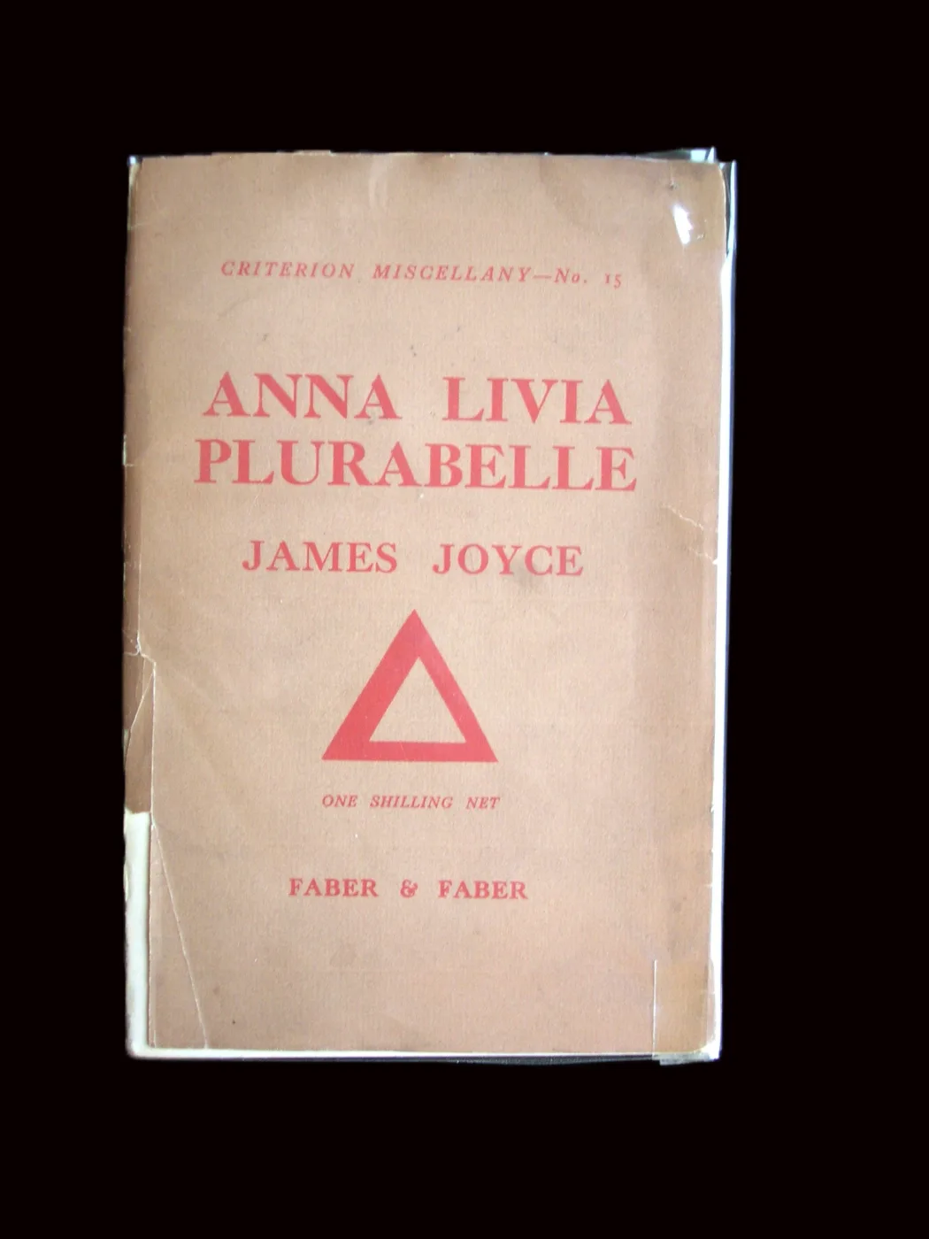 Anna Livia Plurabelle by James Joyce, Faber and Faber 1930