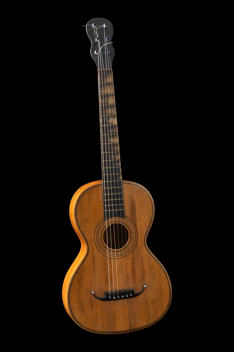 Guitar owned by James Joyce and given to Paul Ruggiero