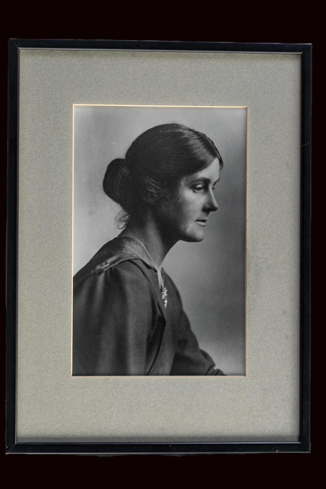 Copy of 1919 portrait photo of Harriet Weaver