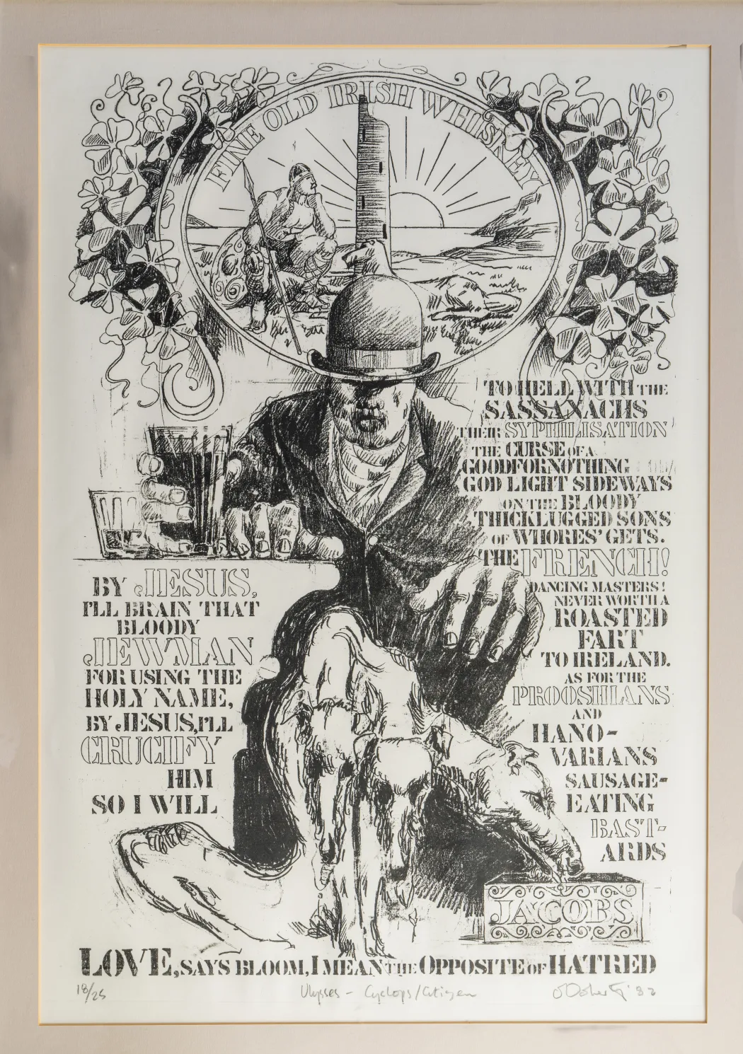 The Citizen/Cyclops by Eamonn O'Doherty 1982, No 18/25