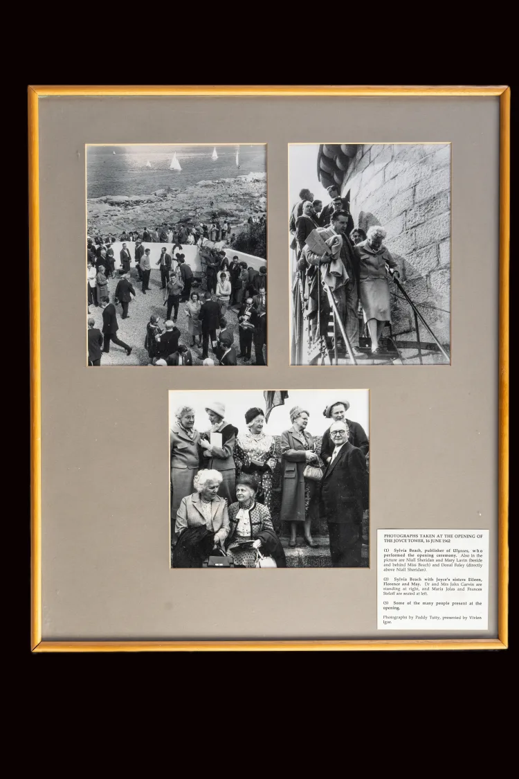 Photos of opening of Joyce Tower 1962