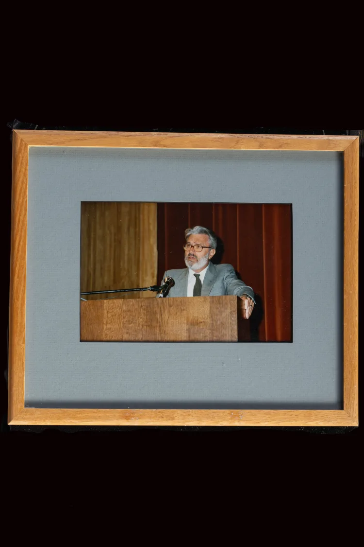 Colour photo of Stephen Joyce in Monaco 1990