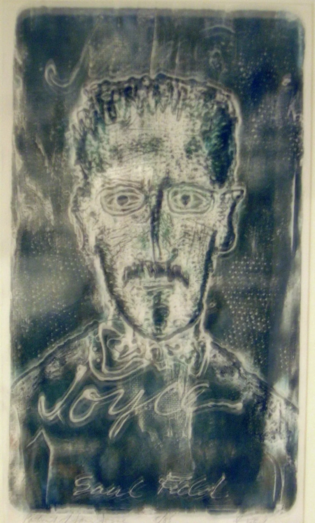 Portrait of James Joyce by Saul Field No 5/85
