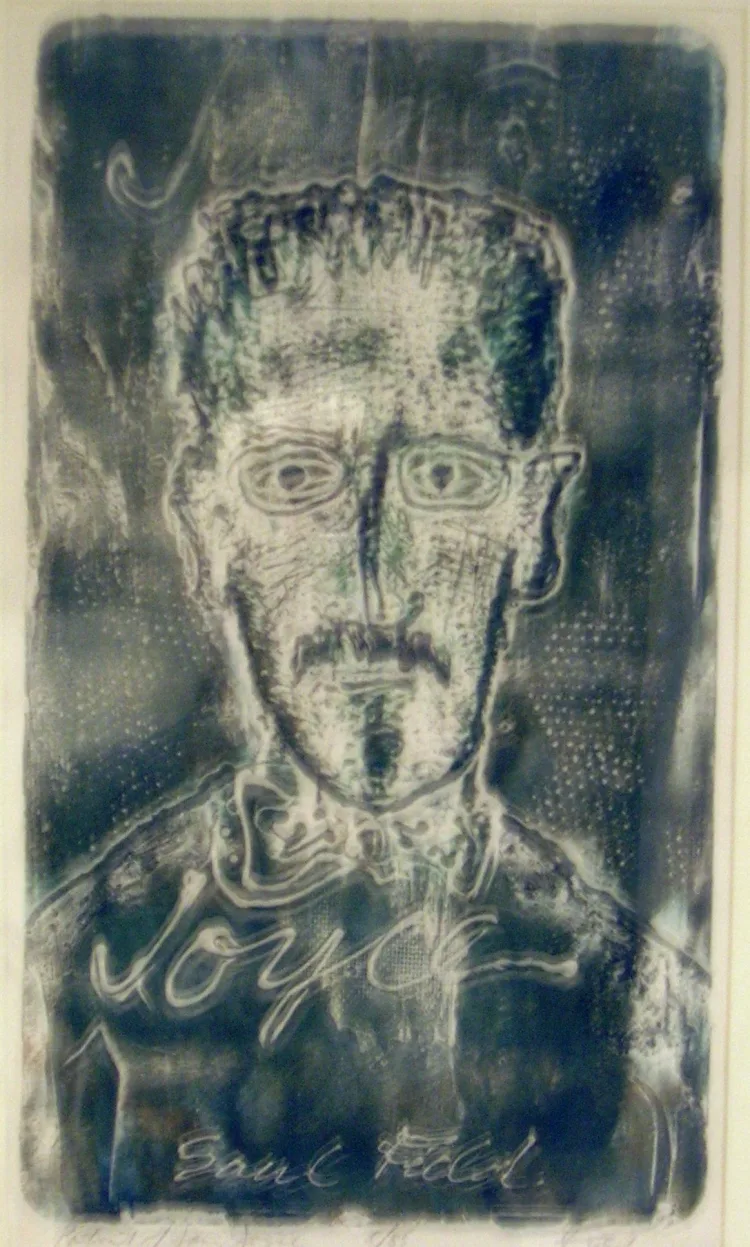 Portrait of James Joyce by Saul Field No 5/85