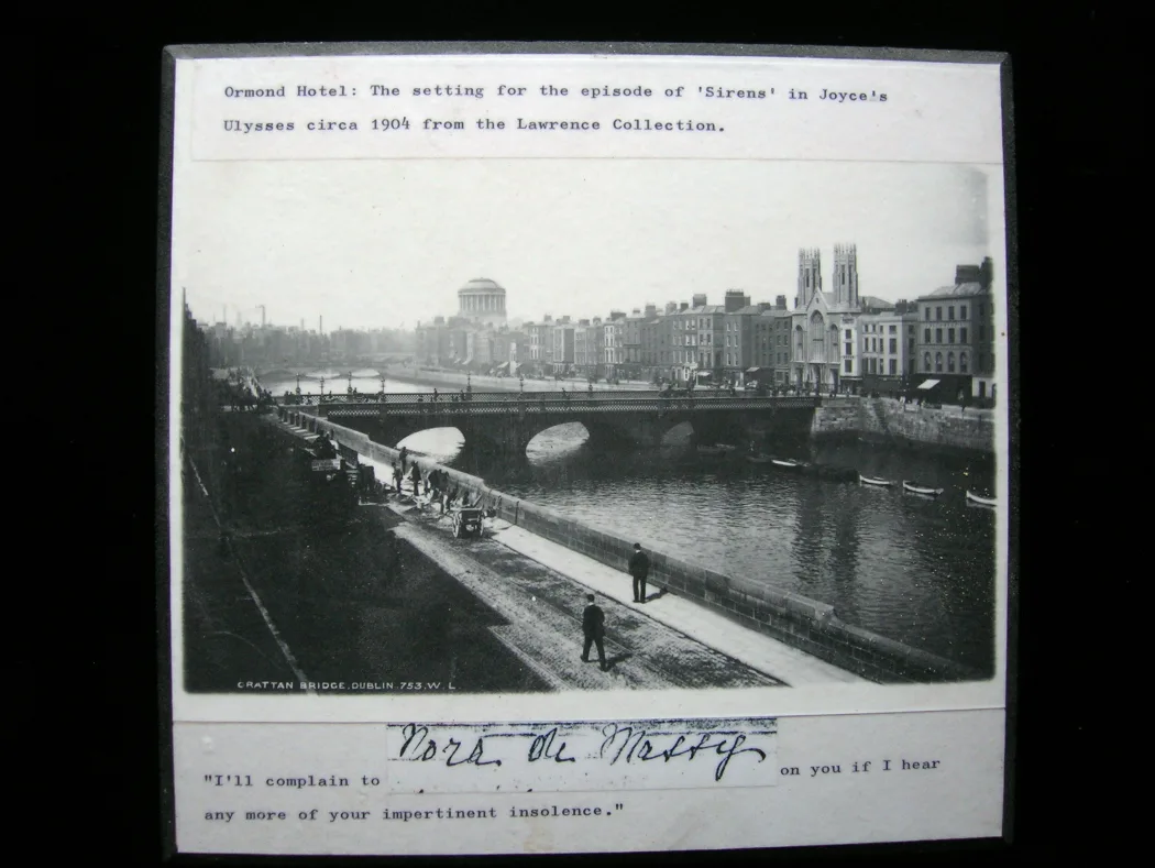 Blockmounted copy of photo of Ormond Hotel