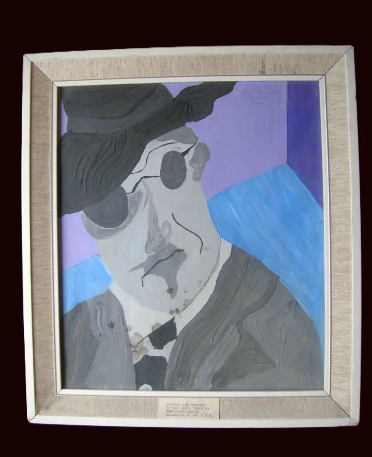 Portrait of James Joyce by Edward Brandabur 1971