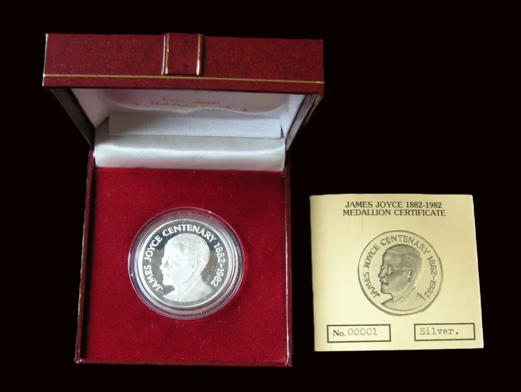 Portrait of James Joyce by Thomas Gear 1982, No 00001/10,000