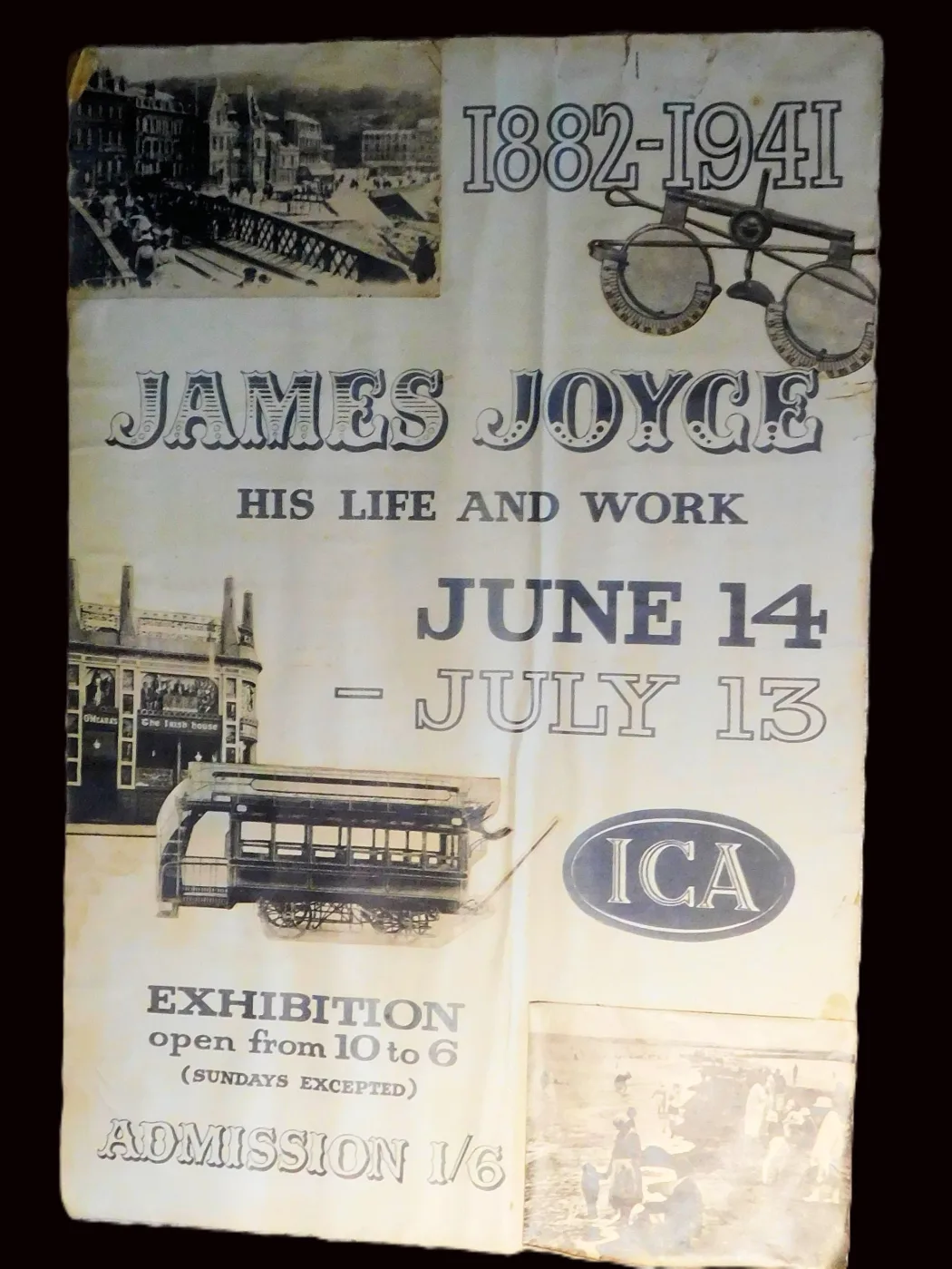 Artwork for ICA Joyce Exhibition 1950