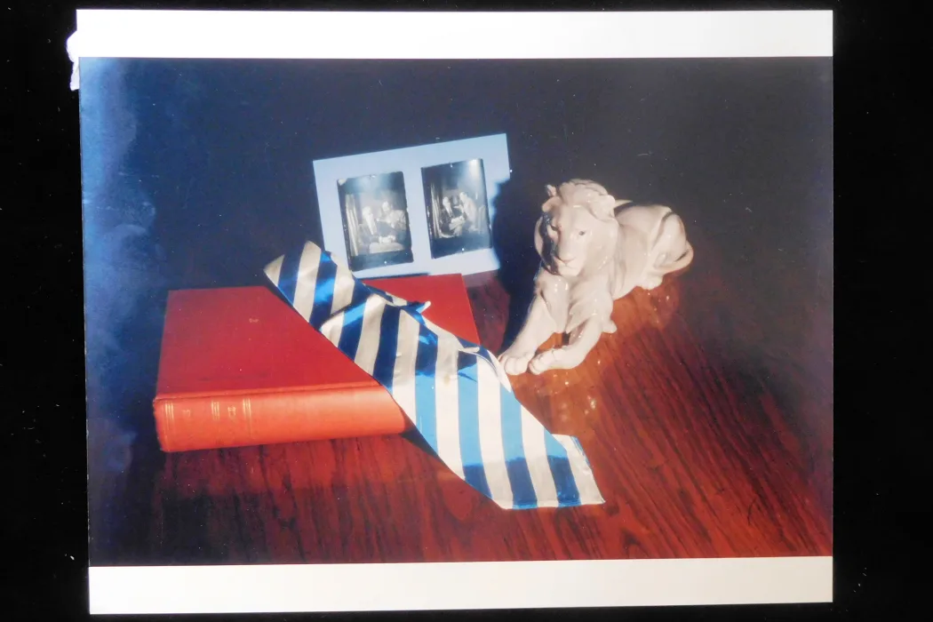 Colour photo of items in Leon Collection in McFarlin Library