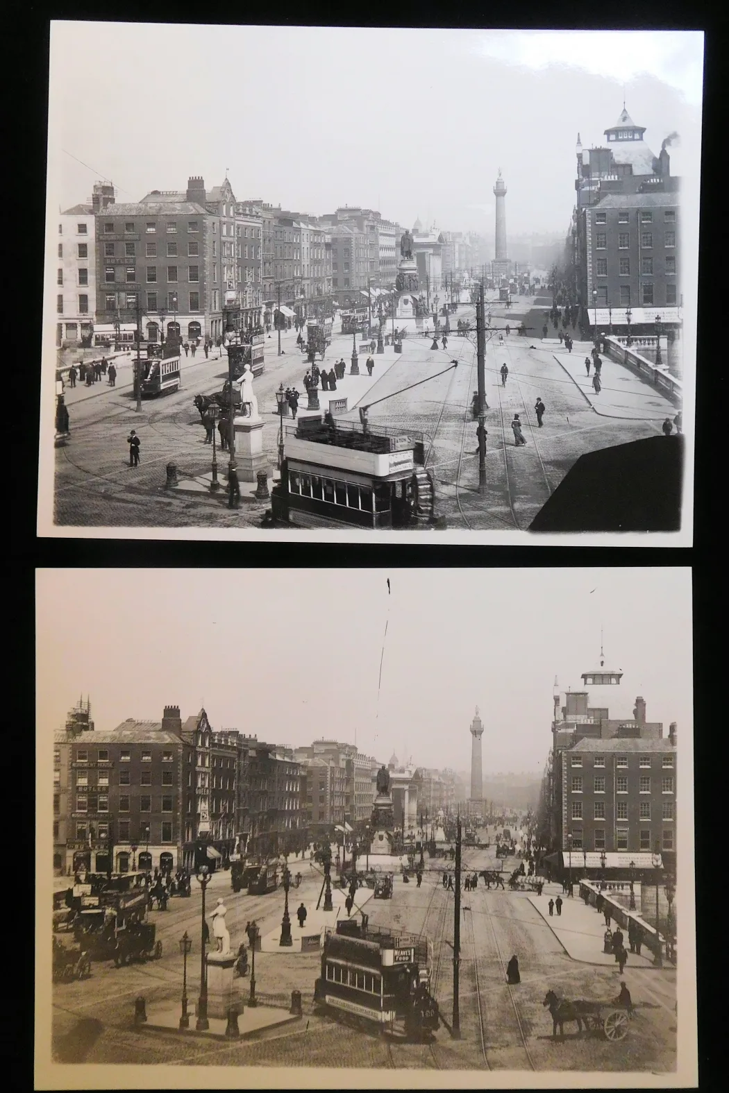 8 prints from photos of Dublin in the Lawrence Coillection