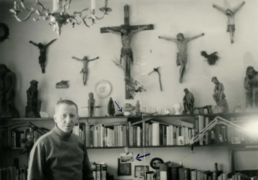 Photo, possibly of Maciej Slomczynski