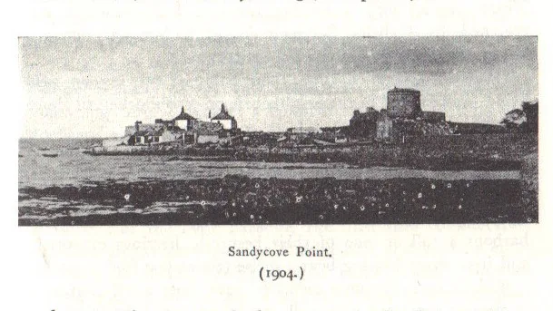 Photo of 1904 photo of Sandycove Point reproduced in The Neighbourhood of Dublin