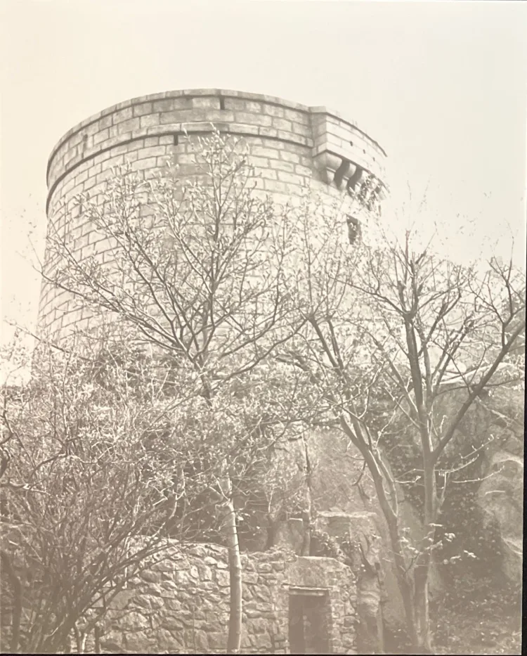 4 photos by Peter Sellers of Joyce Tower 1979