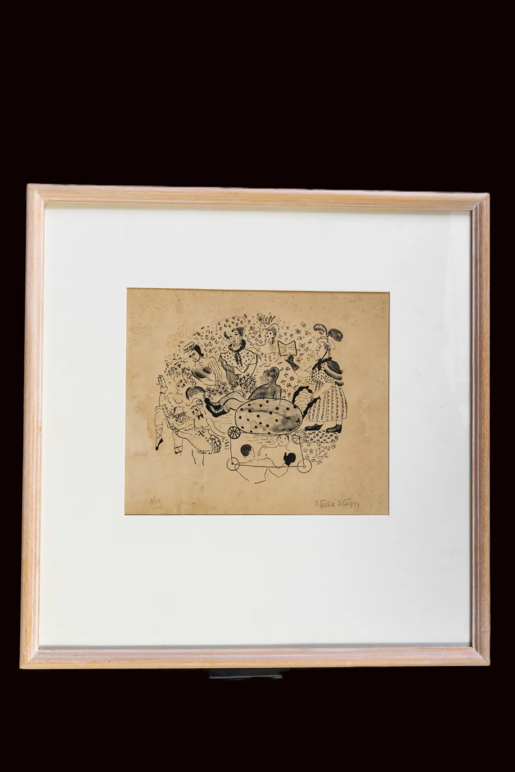 The Ondt's Funeral by Stella Steyn 1929, No 1/12