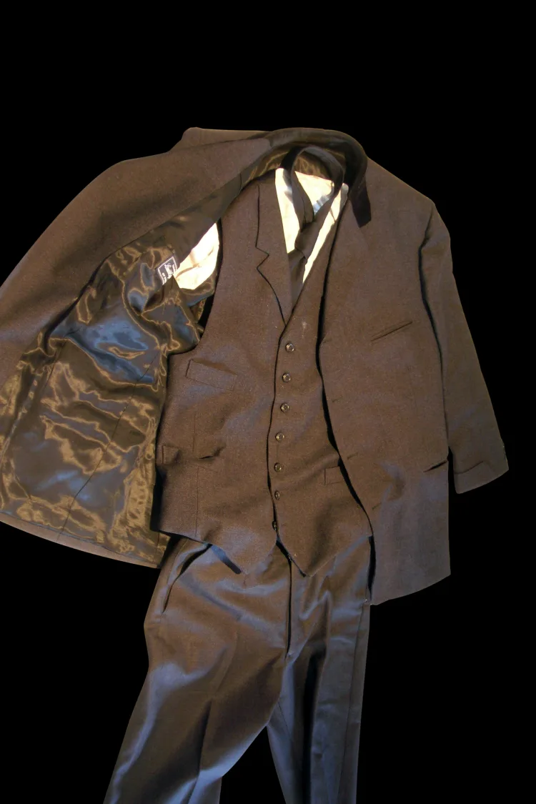 3-piece suit worn by Gerald Davis as Leopold Bloom
