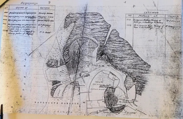 Copy of letting plan for Sandycove Point