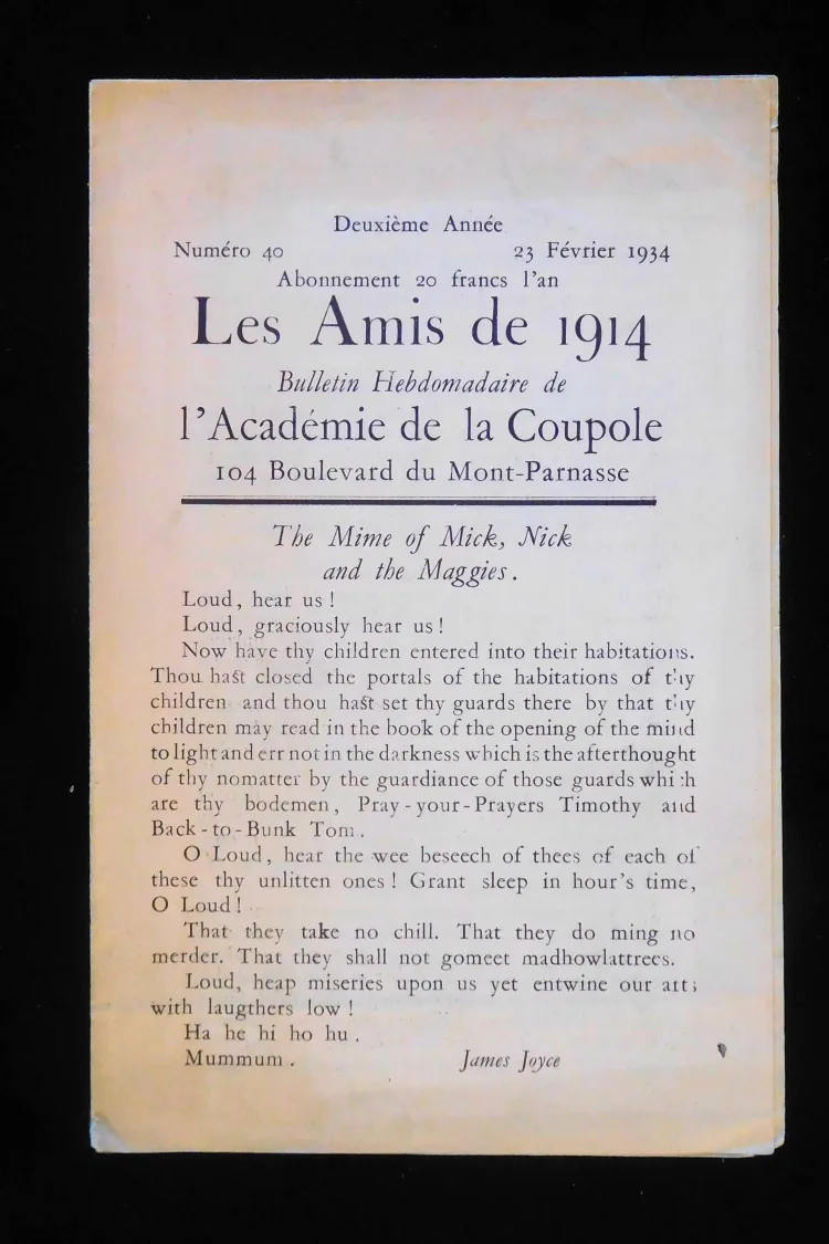 Les Amis de 1914, No 40, 23 Feb 1934